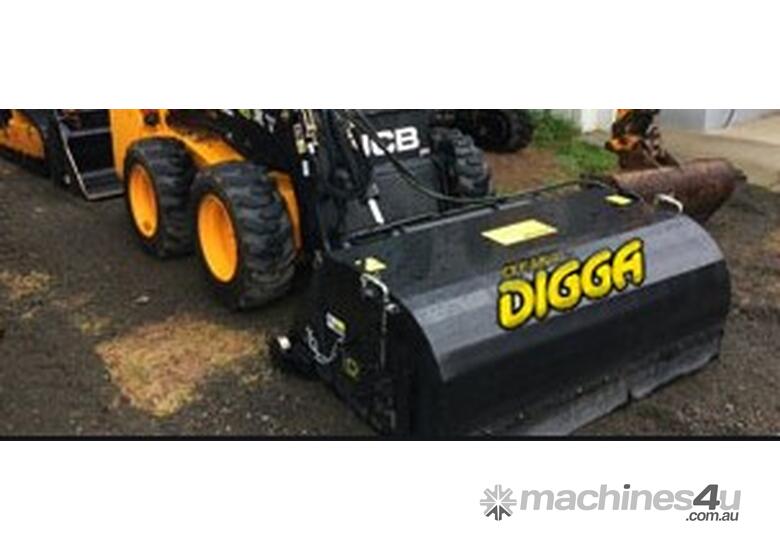 caption Skid Steer Bucket Broom (size 1800mmx 24