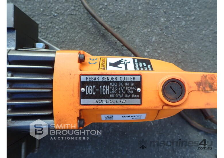 Buy Used DIAMOND DBC16H PORTABLE REBAR BENDER CUTTER Truck Engine