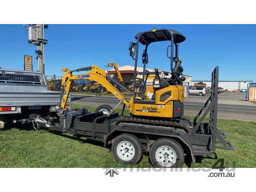 XCMG XE17U Excavator with quality trailer package - Drive away and Dig today