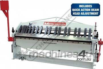 PB-820A Manual Panbrake 2440 x 2mm Mild Steel Bending Capacity Removable Individual Bending Fingers