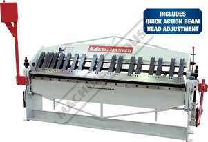 Manual Panbrake PB-820A 2440 x 2mm Mild Steel Bending Capacity Removable Individual Bending Fingers