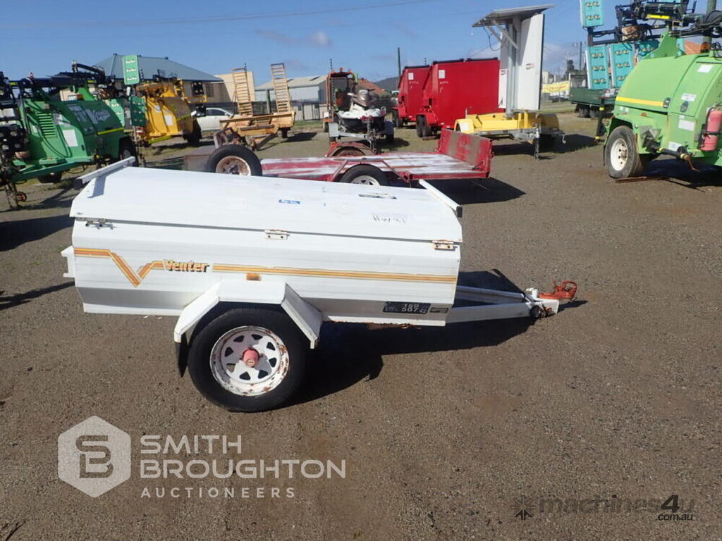 Buy Used 1994 VENTER SINGLE AXLE ENCLOSED BOX TRAILER Box Trailer in , Listed on Machines4u