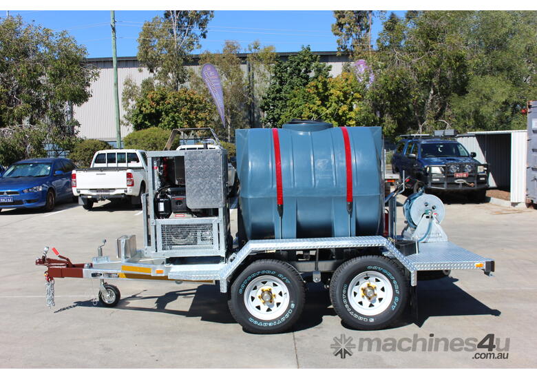 caption ThoroughClean D10M-36H-TD Diesel Pressure Washer Trailer