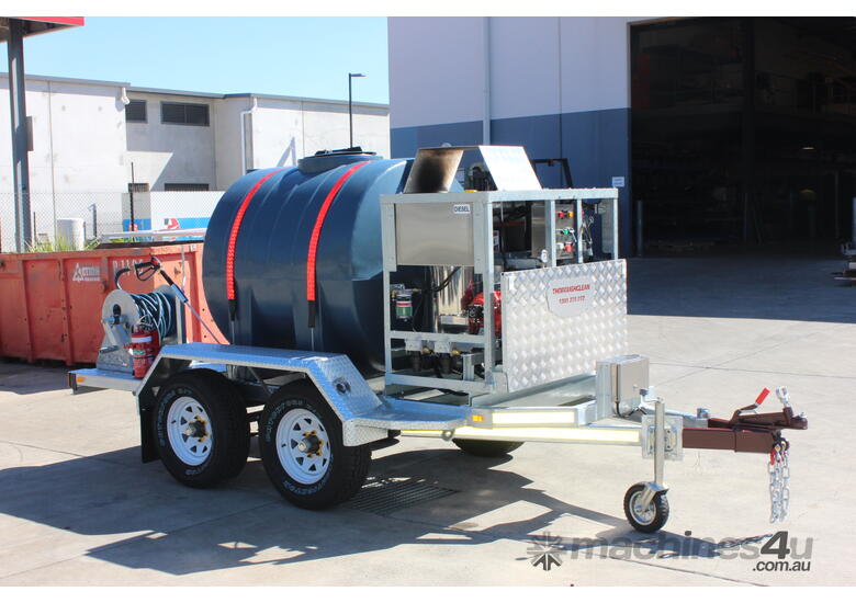caption ThoroughClean D10M-36H-TD Diesel Pressure Washer Trailer