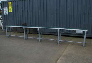 Long Motorised Belt Conveyor Variable Speed - 5m long