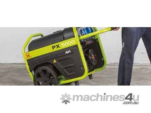 caption MACFARLANE - 6.0kVA Pramac Petrol AVR Generator