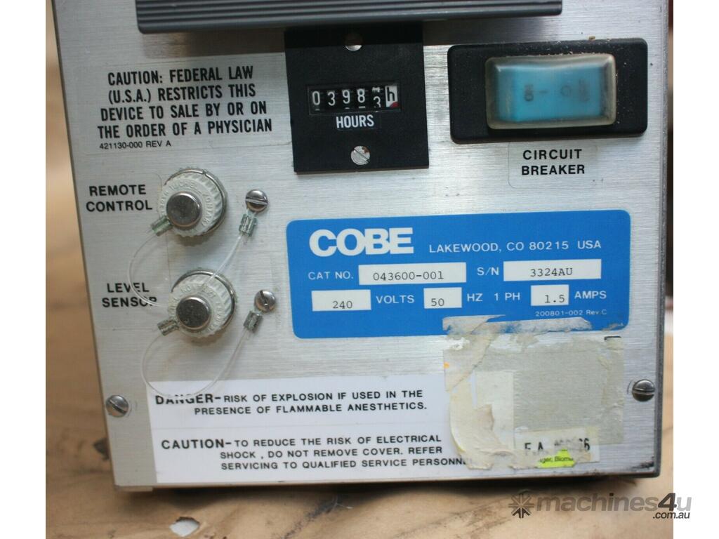 Used COBE 043600-001 Peristaltic Pump in OTTOWAY, SA