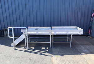 Stainless Steel Raised Platform Walkway Stairs