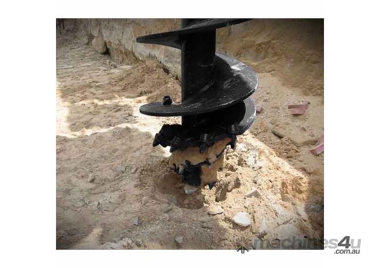 caption Digga Tapered Rock Augers- Designed to Drill in Extreme Rock Conditions