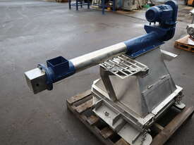 Stainless Steel Hopper Feeder Auger Screw Conveyor - picture0' - Click to enlarge