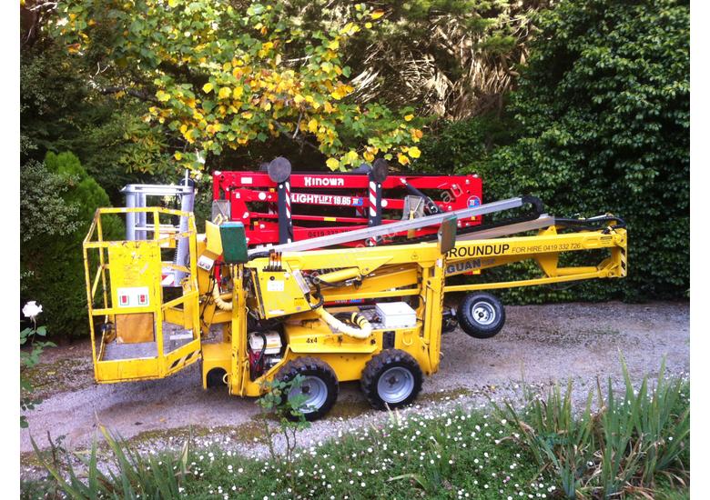 caption Leguan 125 Spider Lift for hire. Cherry picker