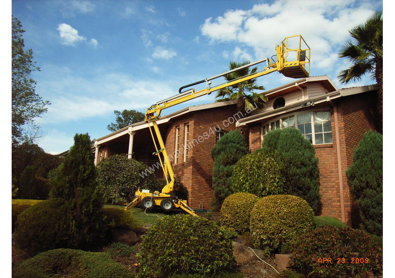 caption Leguan 125 Spider Lift for hire. Cherry picker
