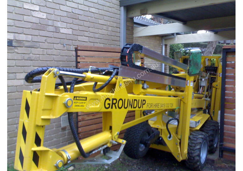 caption Leguan 125 Spider Lift for hire. Cherry picker