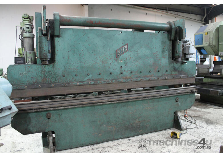 Used 1976 kleen Kleen 3 6m 60 Tonne Brake Press Hydraulic Press Brake
