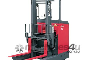 NICHIYU STAND-ON REACH FORKLIFT FBR30 NICHIYU STAND-ON REACH FORKLIFT FBR30