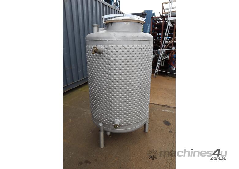 caption Stainless Steel Dimple Jacketed Tank - 600L
