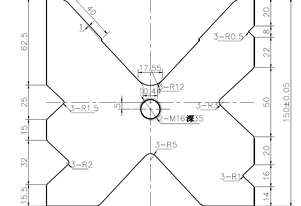 Cmt 150MM SQ X 4000 MULTI VEE DIE