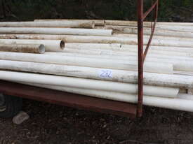 55 lengths 3 Inch PVC main with saddles - picture0' - Click to enlarge