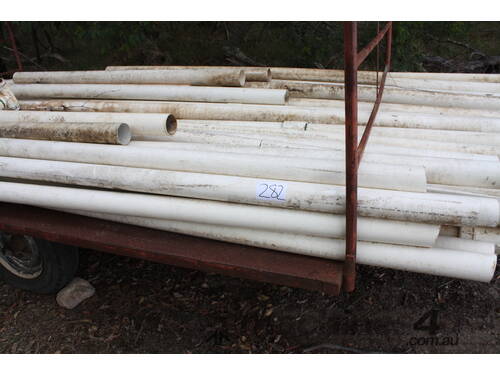 55 lengths 3 Inch PVC main with saddles