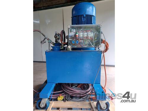 caption LLOYDS DEALS - RIMS 22 Kw 60 LPM Electric Hydraulic Power Pack Pump
