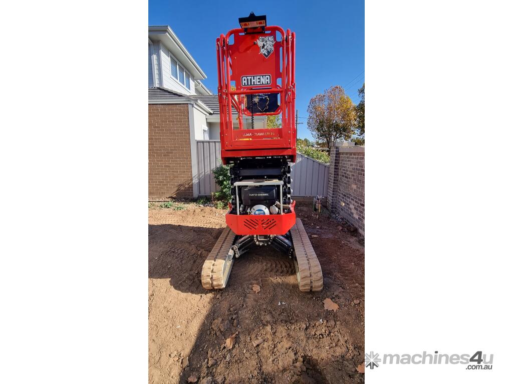 Used 2020 athena Athena rough terrain scissor 110 hrs only Rough