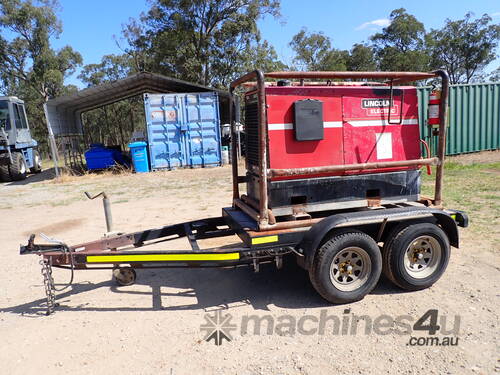 Trailer mounted welder generator