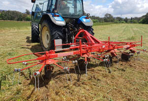 FARMTECH TOD 554 LINKAGE ROTARY TEDDER (5.5M)