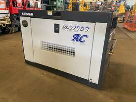 130 CFM AIRMAN SILENCED DIESEL AFTERCOOLED SCREW COMPRESSOR VERY GOOD CONDITION  - picture1' - Click to enlarge