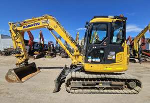 KOMATSU PC88MR-10 9T EXCAVATOR WITH QUICK HITCH, FULL CIVIL SPEC AND 1115 HOURS