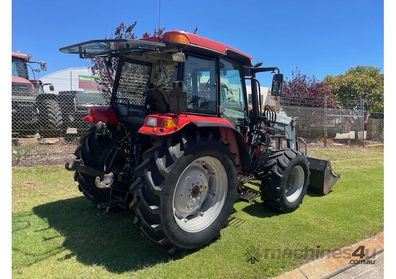 Used Case Tractor Case JX1090UX 90HP 4x4 FEL Bucket rake forks and hay ...