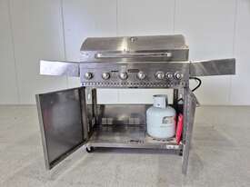 Jumbuck 6 burner bbq with pizza oven - picture1' - Click to enlarge