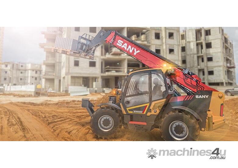 caption Sany STH1440 Telehandler | 4 Tonnes Lift Capacity + 46 Ft Lift Height