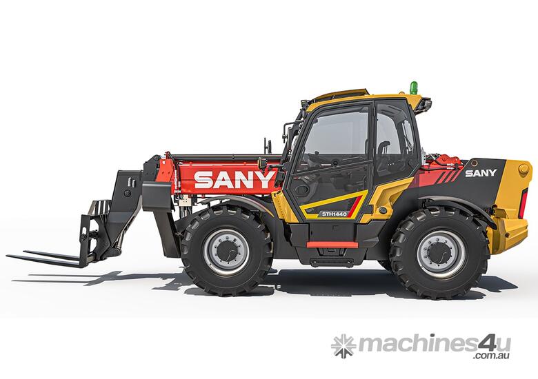 caption Sany STH1440 Telehandler | 4 Tonnes Lift Capacity + 46 Ft Lift Height