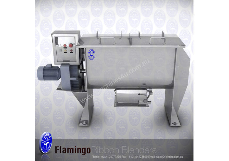caption *NEW* Stainless Steel Ribbon Mixer & Blender