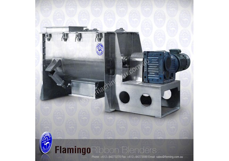 caption *NEW* Stainless Steel Ribbon Mixer & Blender