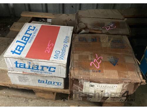 MIG WIRE - MIXED LOT - VARIOUS TYPES & SIZES