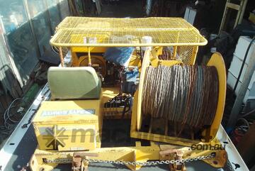 30Kn cable winch , Andromeda , diesel powered , skid mount , low hrs , 2008 mdel