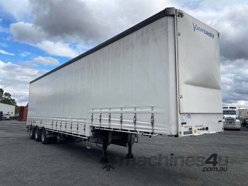 2017 Vawdrey VB S3 45ft Mezzanine Deck Curtainside Trailer