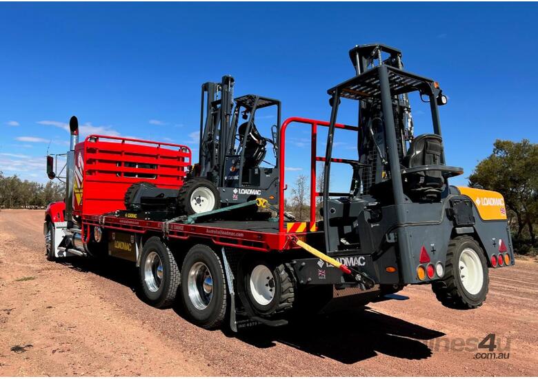 caption Loadmac 225 Ultra Multidirectional Forklift - Long Load Handling Made Easy