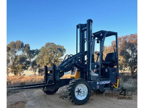 caption Loadmac 225 Ultra Multidirectional Forklift - Long Load Handling Made Easy