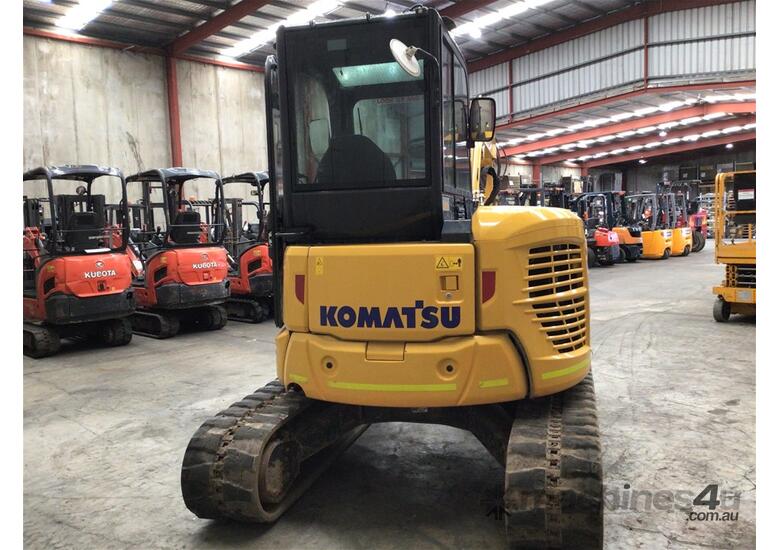 caption 2022 Komatsu PC45MR-5 Mini Excavator