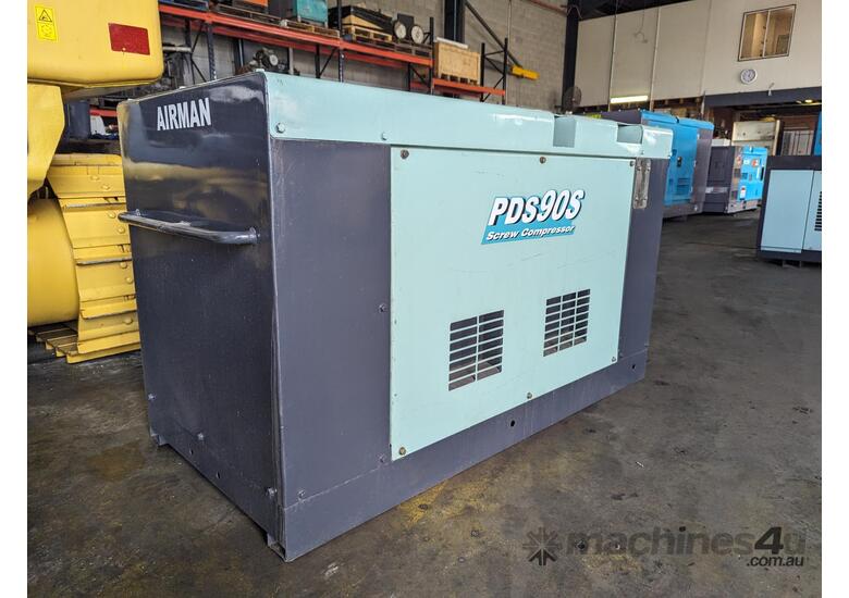 caption 90 CFM Airman Japan Silenced Diesel Compressor