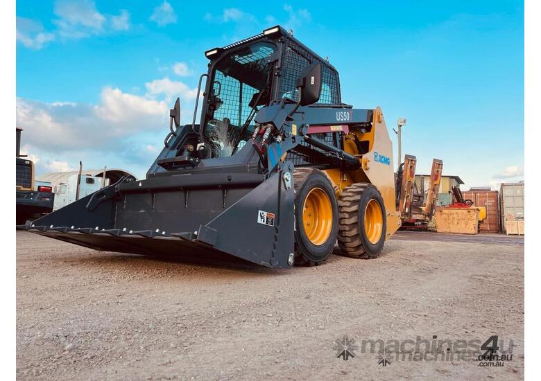 caption NEW UHI US50T, 68HP SKID STEER LOADER (WA ONLY)