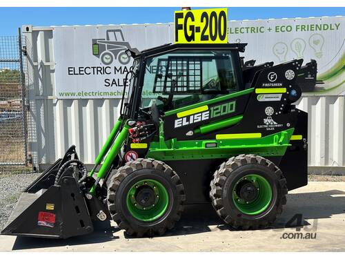caption Electric Skid Steer Loader - Elise 1200 - Powerful + Profitable! *Authorised Australia Distributor*