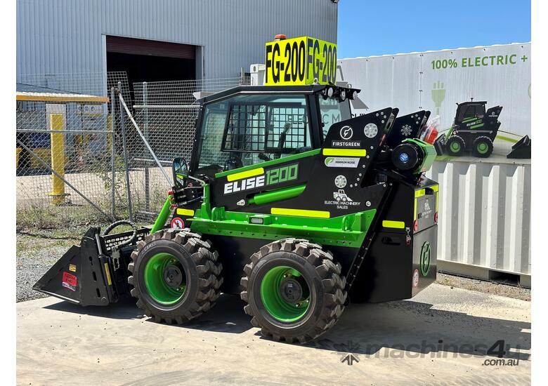 caption Electric Skid Steer Loader - Elise 1200 - Powerful + Profitable! *Authorised Australia Distributor*