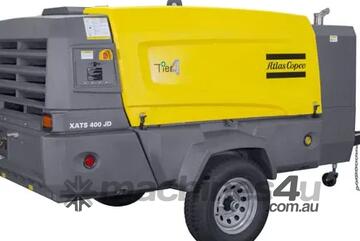 AIR COMPRESSOR 400 - 450 CFM DIESEL ON TRAILER
