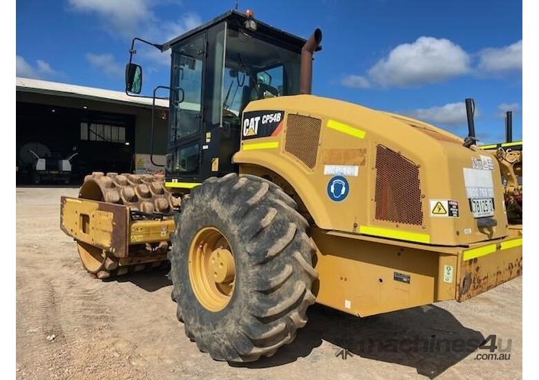 caption 2013 CATERPILLAR CP54B Padfoot Drum Vibratory Soil Compactor