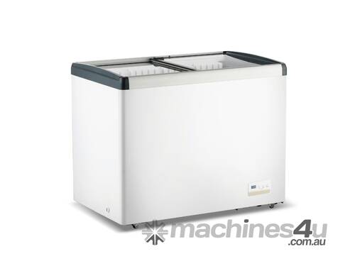 Thermaster 336L Chest Freezer with Flat Glass Sliding Lids - WD336G