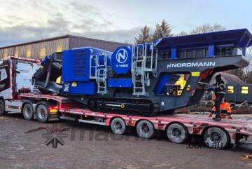 Nordmann T-1060 Tracked Jaw Crusher - Suited for Quarry, Mining or Recycling Applications.