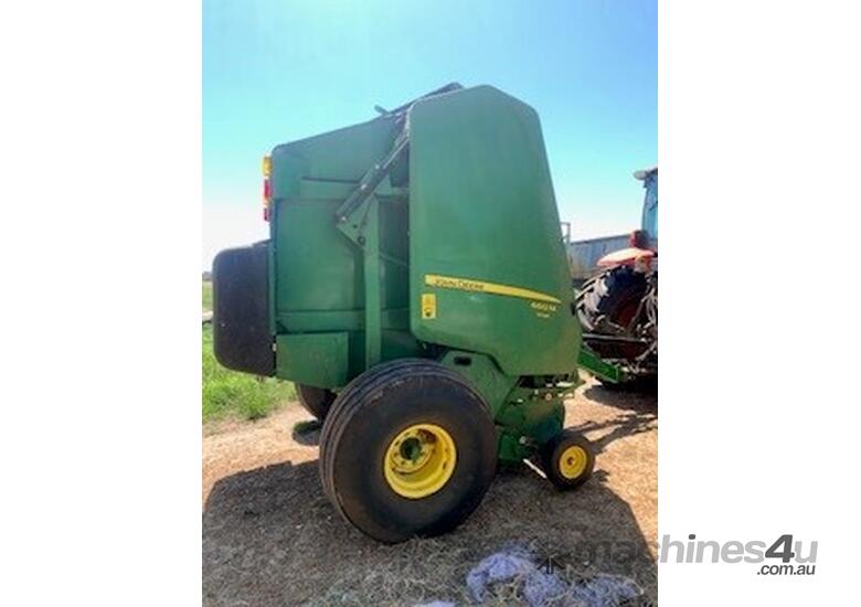 caption 2018 John Deere 460M Round Balers